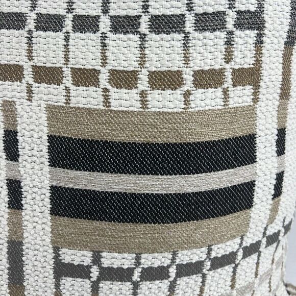 Large Decorative Throw Pillow 20”x 20” Geometric Pattern NEW Multi Color Texture - Picture 4 of 10